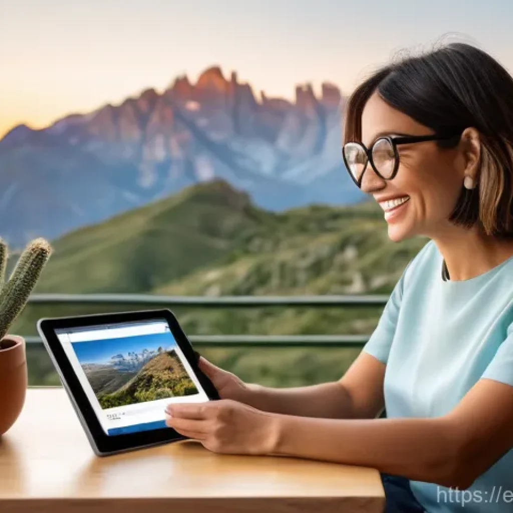 관광업의 디지털화 - **AI-Powered Dream Itinerary**
    A wide-angle, vibrant, and inspiring shot featuring a modern Lati...