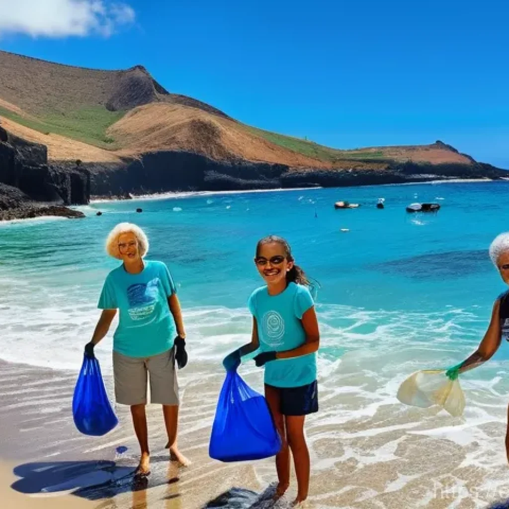 관광 산업의 미래 - **Image Prompt: Regenerative Coastal Community Project in the Canary Islands**
    A vibrant, sun-dr...