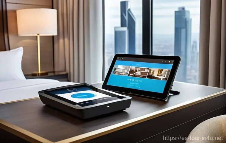 호텔 경영의 글로벌화 - **Prompt 1: A Glimpse into Global Hospitality**
    "A vibrant, bustling hotel lobby filled with div...