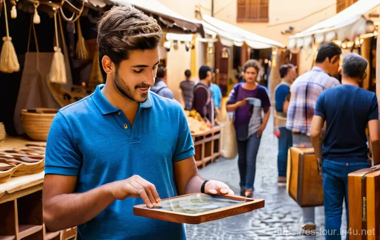 세계문화유산과 관광 - **"The Vibrant Heart of Seville's Feria"**
    A lively and colorful scene captures a diverse group ...